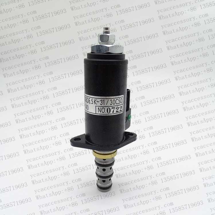 KDRDE5K-31/30C50-140 Excavator Hydraulic Pump Solenoid Valve/High Quality SK250-10 SK260-10